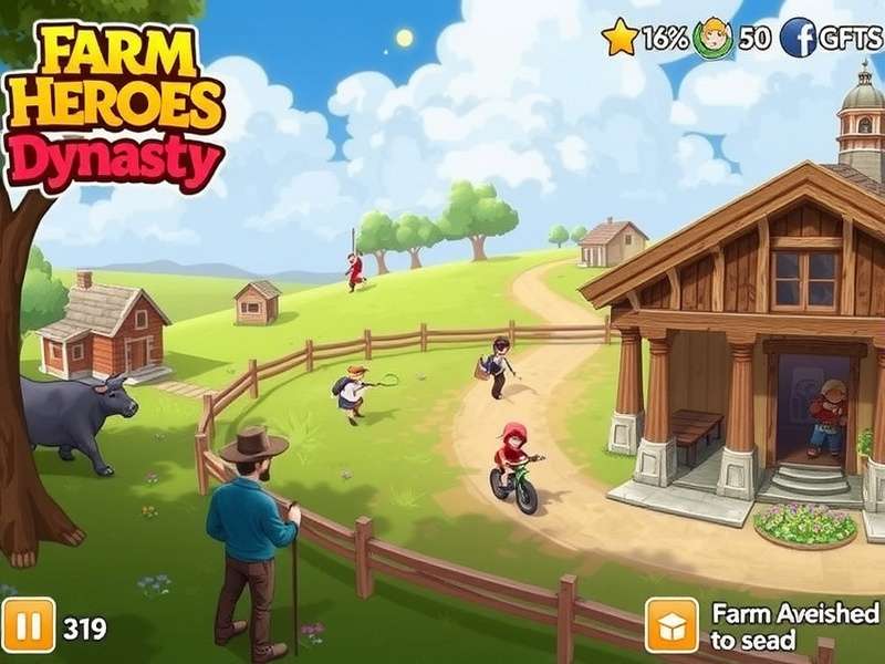 Farm Heroes Dynasty Gameplay Screenshot